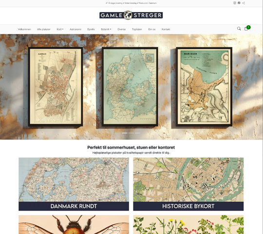 Gamle Streger - Shup webshop