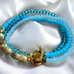 Blåt Armbånd – produktbillede