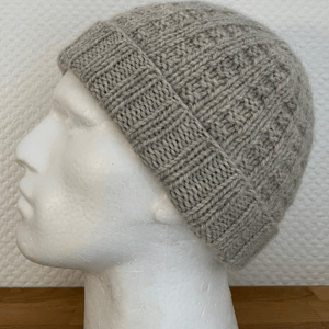 Printet opskrift: Herrelækker Hue STRUKTUR  (voksen) – produktbillede