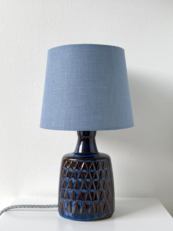 Upcycled vintage bordlampe - Søholm Keramik