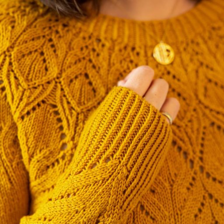 Giallo Sweater - Strikkeopskrift PDF Dansk