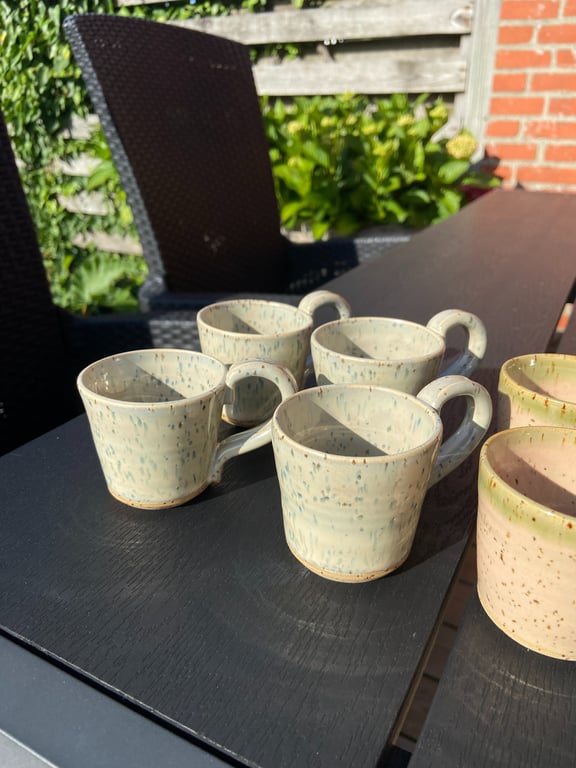 Espressokop - Lys m. prikker billede 2