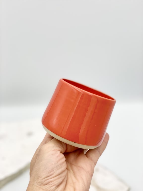 Knaldrød uden hank billede 3