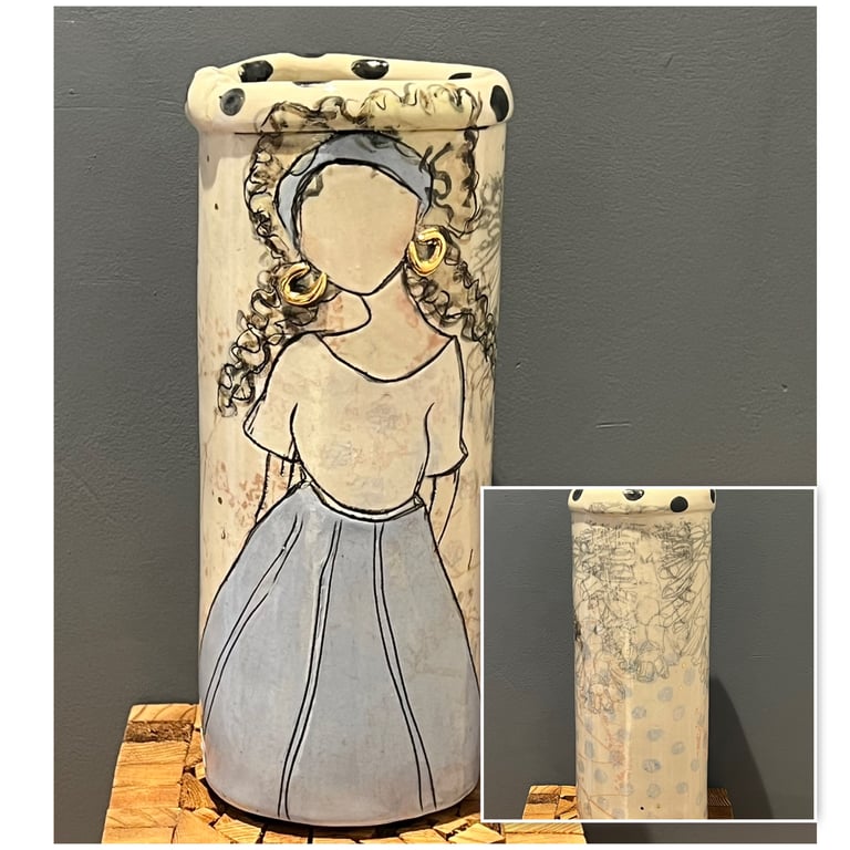 Dejlige Damer vase