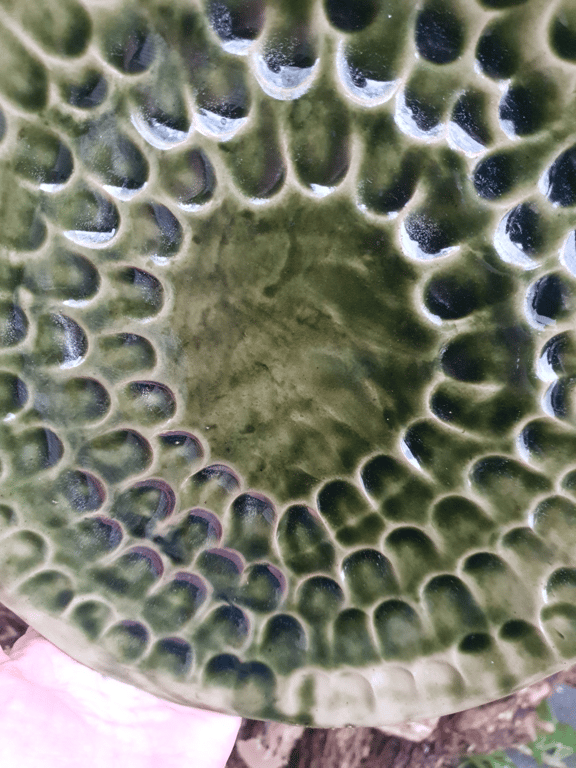 Spisetallerken/fad mosgrøn