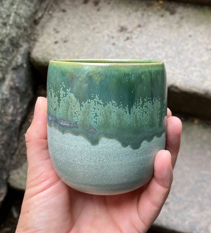 Hånddrejet kop billede 2