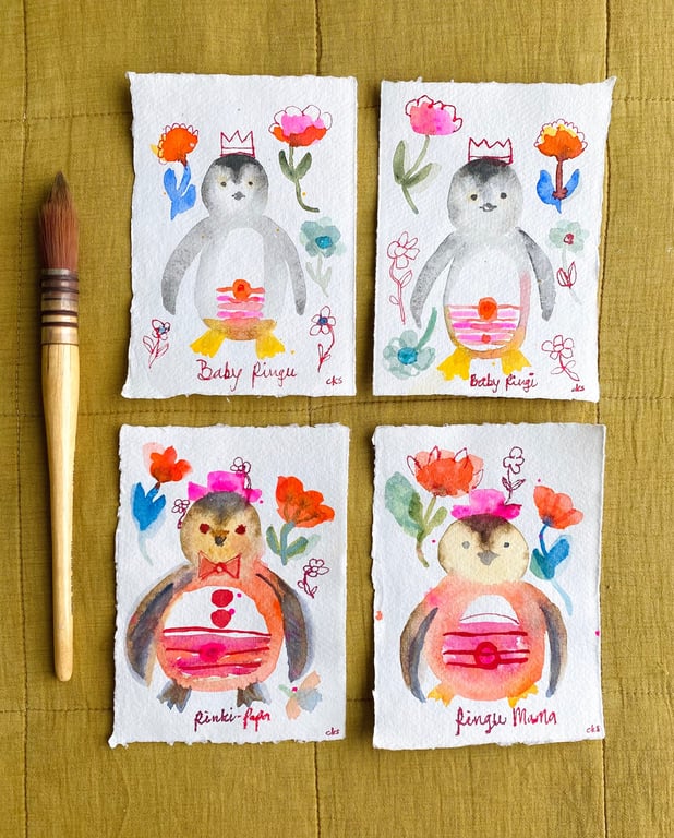 Den lille pingvinfamilie - kollektion billede 6