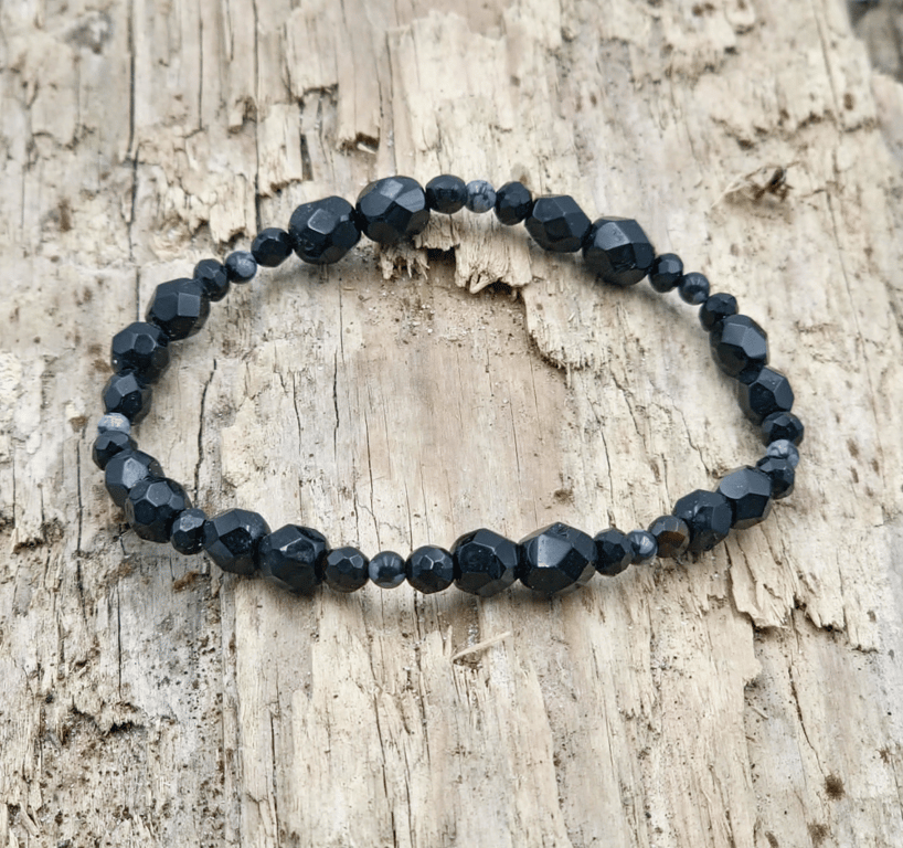 Sort onyx armbånd.