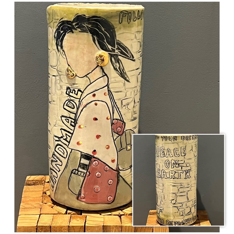 Dejlige Damer vase