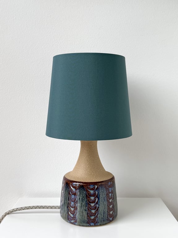 Upcycled vintage bordlampe - Søholm Keramik