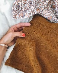 Opskrift: MÆLKEBØTTENEDERDEL fra PetiteKnit billede 5