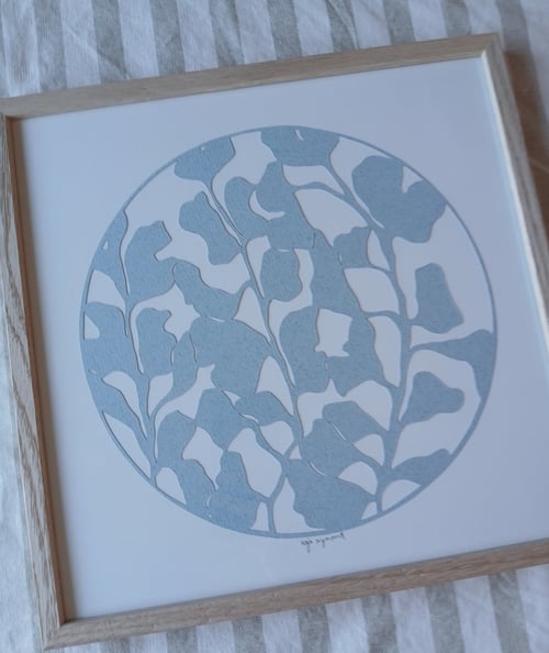 30x30 papercut, indrammet  (2)