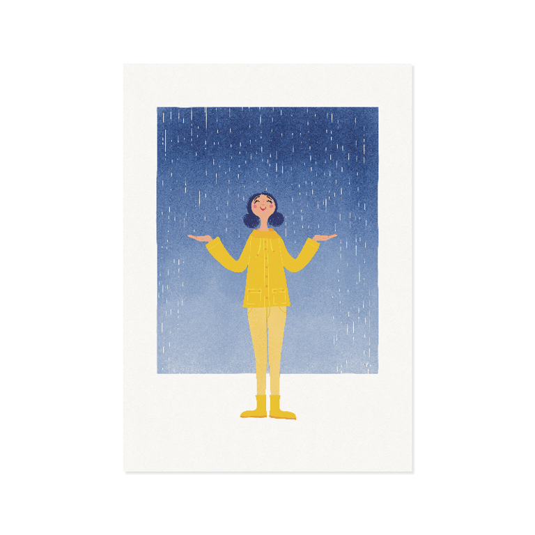 Regnglad – plakat