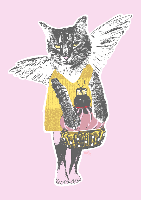"Pink Cat" A5