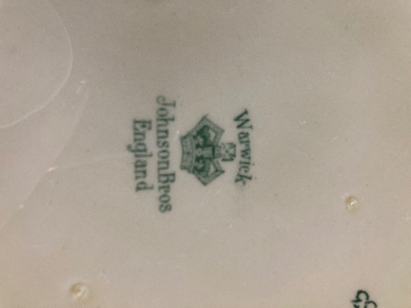 Oval skål m låg - JohnsonBros/ Warwick (8)