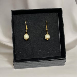 Gule Øreringe – produktbillede