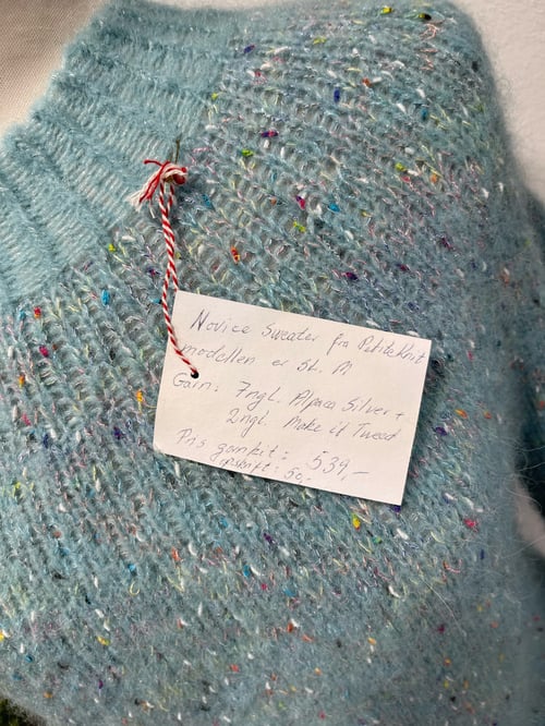 Kit: Novice sweater med følgetråd Make it Tweed  (7)