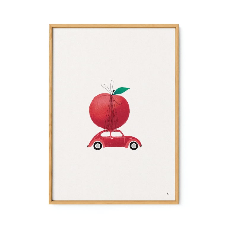 Bobbel med Belle de Boskoop – plakat billede 2