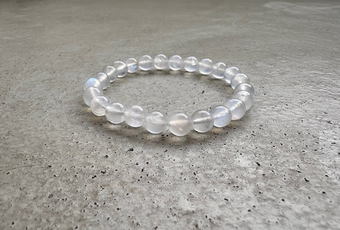 Regnbue Månesten -Kvalitet AA