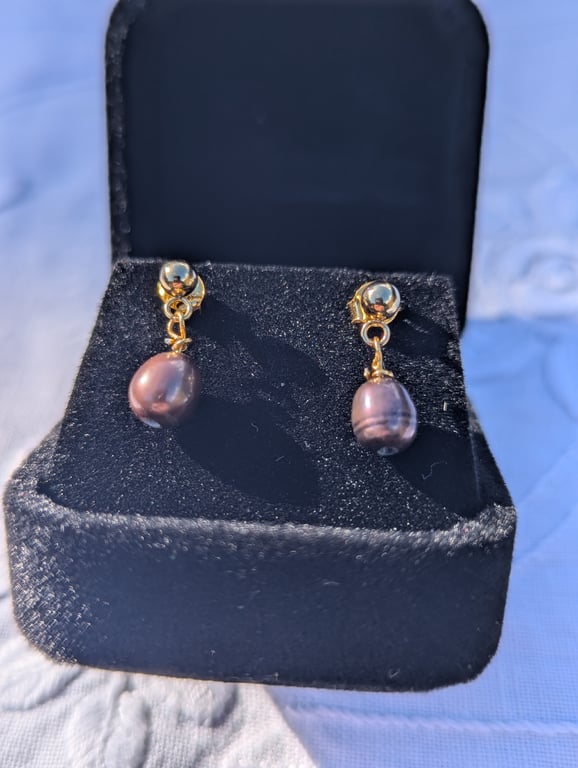 Bordeaux ferskvandsperler