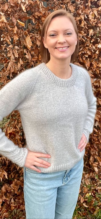 Asta Sweater strikkeopskrift billede 4