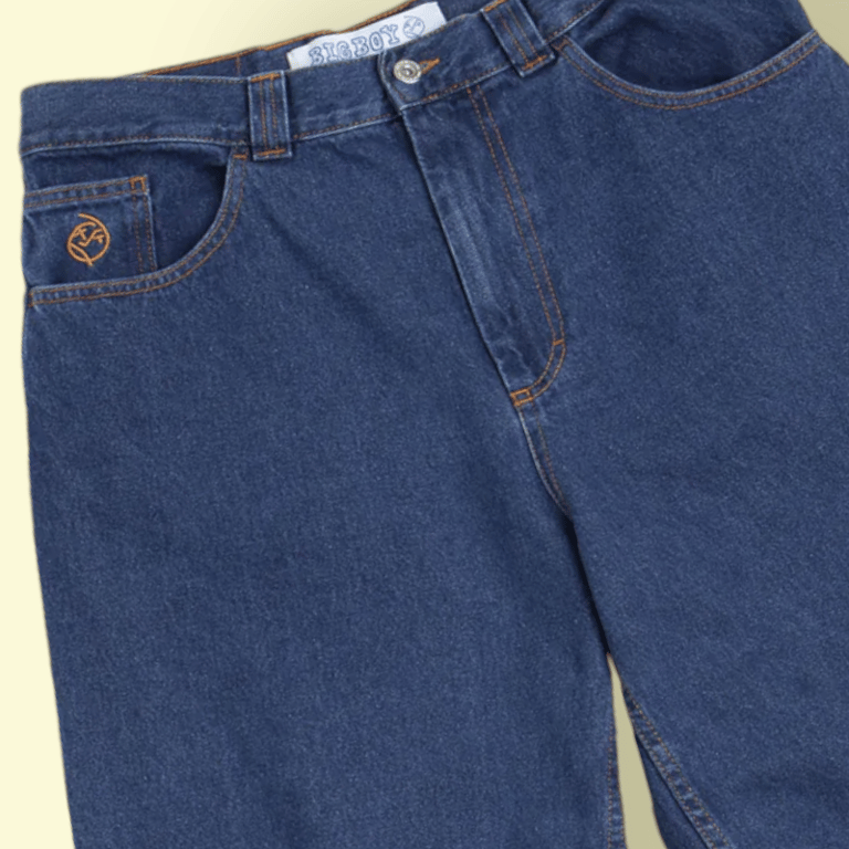 Polar Skate Co., Big Boy, Dark Blue denim, Str. M (4)