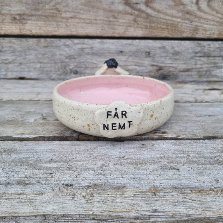 Karseskål "fårnemt" lyserød billede 2