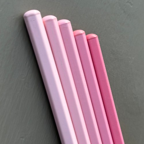 Pink - 5 blyanter med navn