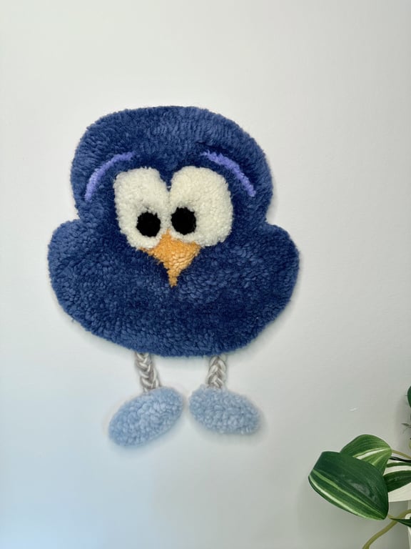 Tuftet vægophæng i uld – Håndlavet til børneværelset  billede 3