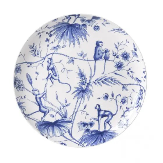 Blue Monkey - Frokost tallerkner med skønne aber billede 2
