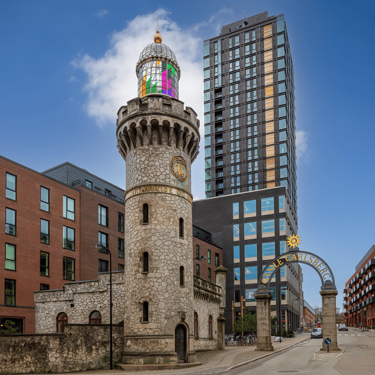 Nyt og gammelt mødes i Carlsberg byen