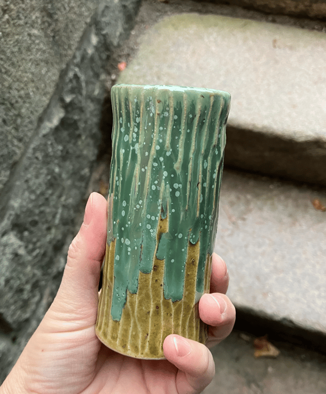 Facetskåret unika vase billede 2