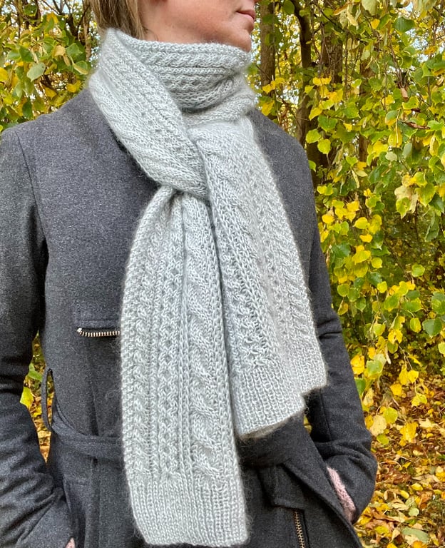 Malmø Scarf strikkeopskrift billede 5