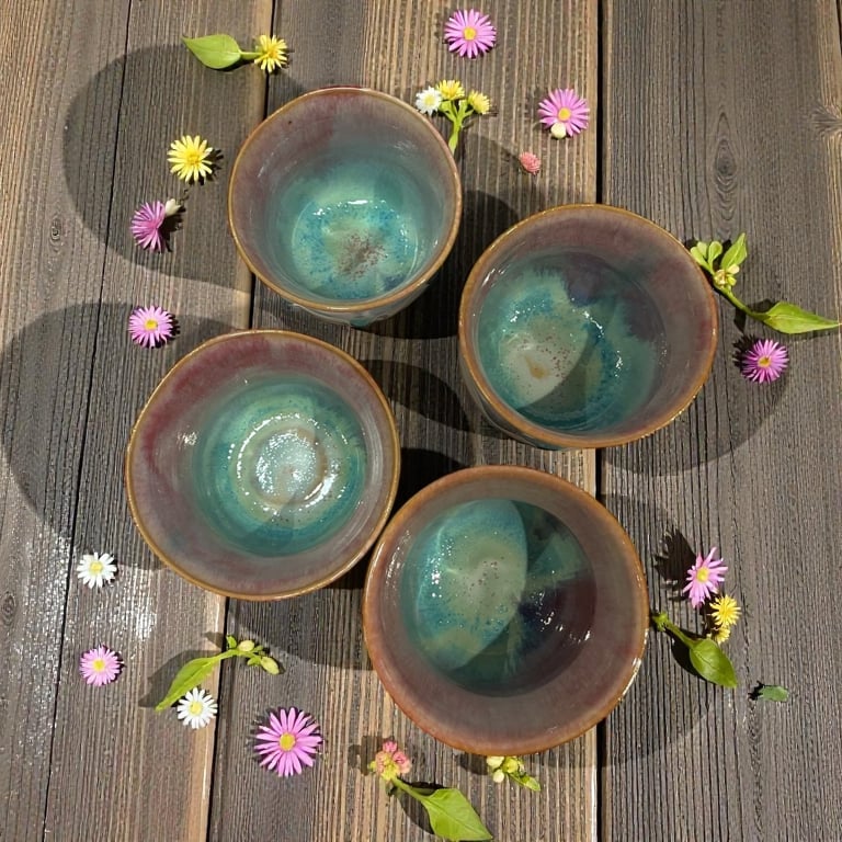 Mini Flamingo Drip Cups billede 3