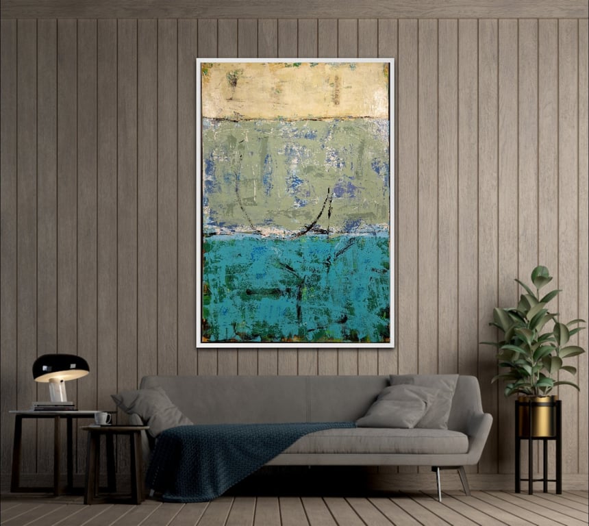 #1292  100 x 150 cm. SOLD  billede 2