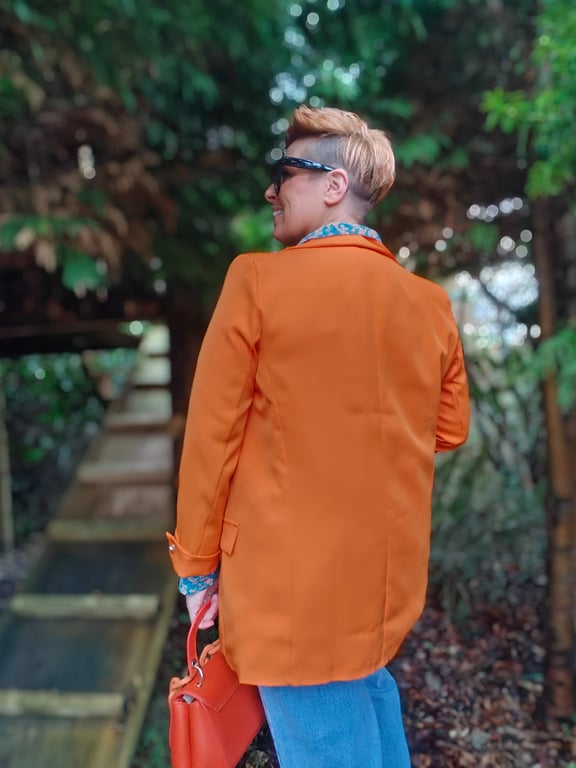 Bennie Blazer Orange  billede 4