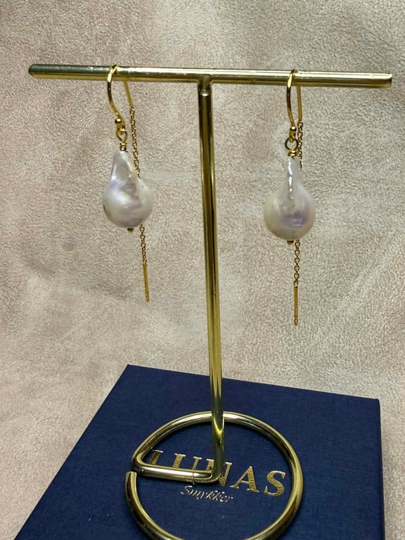 Natacha - Øreringe (Forgyldt Sterling Sølv)