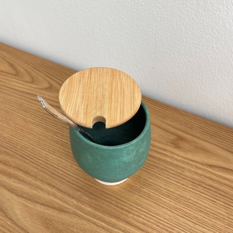 Matgrøn sukkerskål billede 4