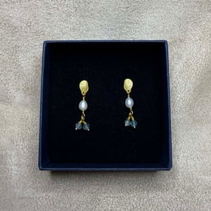 Sia - Øreringe (Forgyldt Sterling Sølv) – produktbillede