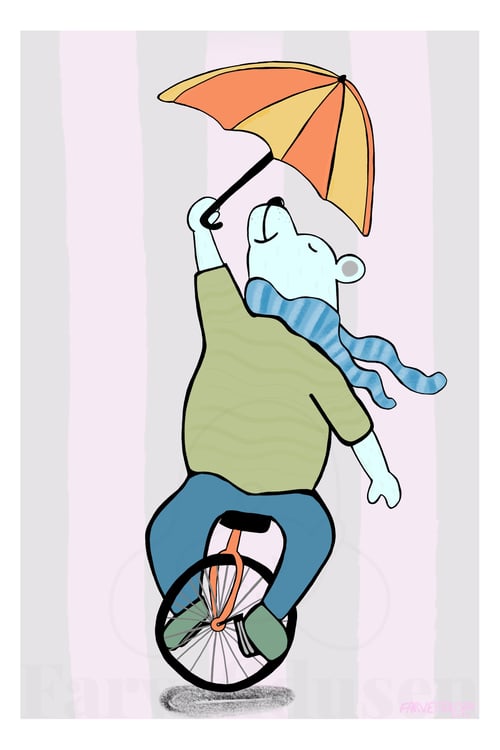 Plakat: Cirkus Cykel Bjørn 