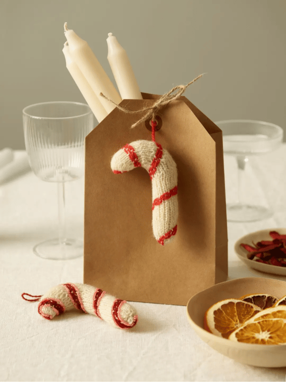 Opskrift: Sukkerstang strikket i finuld