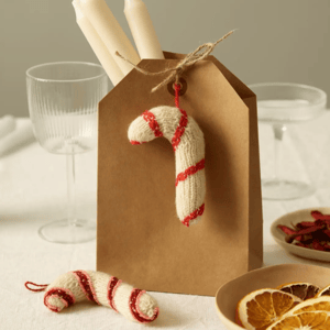 Opskrift: Sukkerstang strikket i finuld – produktbillede