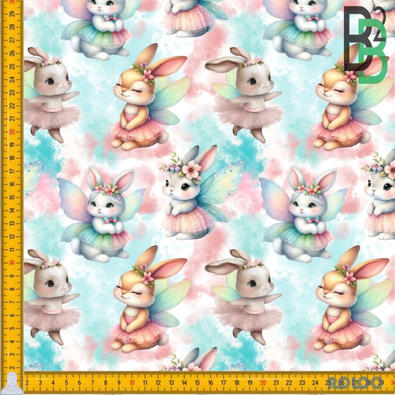 Bomuldsjersey - kaniner