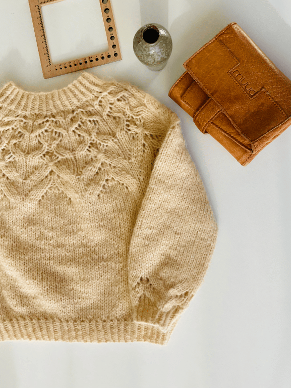 Shiroi Sweater Kids - Strikkeopskrift (dansk PDF) billede 9