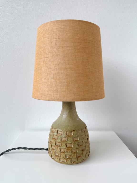 Upcycled vintage bordlampe - Søholm Keramik