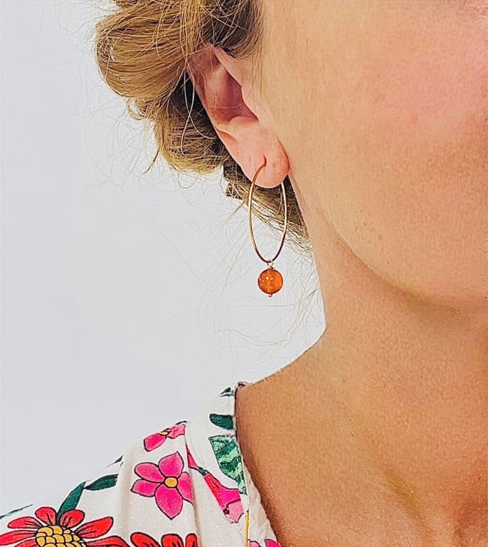 Creoler øreringe- vælg selv din krystal billede 6