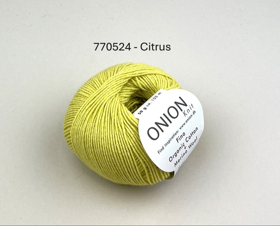 Garn: ONION Fino Organic &amp; Cotton Merino Wool billede 8