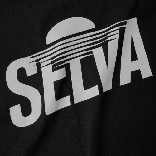 Selva, Reflective Sunset Logo T-shirt, Black (5)
