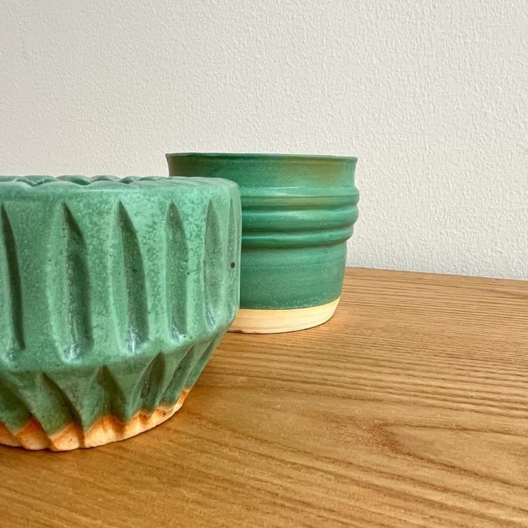 Grønne mini-urtepotter billede 4
