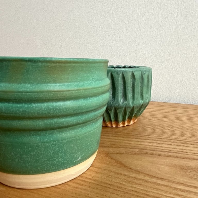 Grønne mini-urtepotter billede 5
